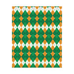 Irish Themed Argyle Pattern Print Curtain