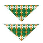 Irish Themed Argyle Pattern Print Dog Bandana