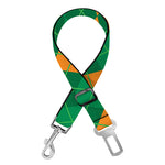 Irish Themed Argyle Pattern Print Dog Seat Belt