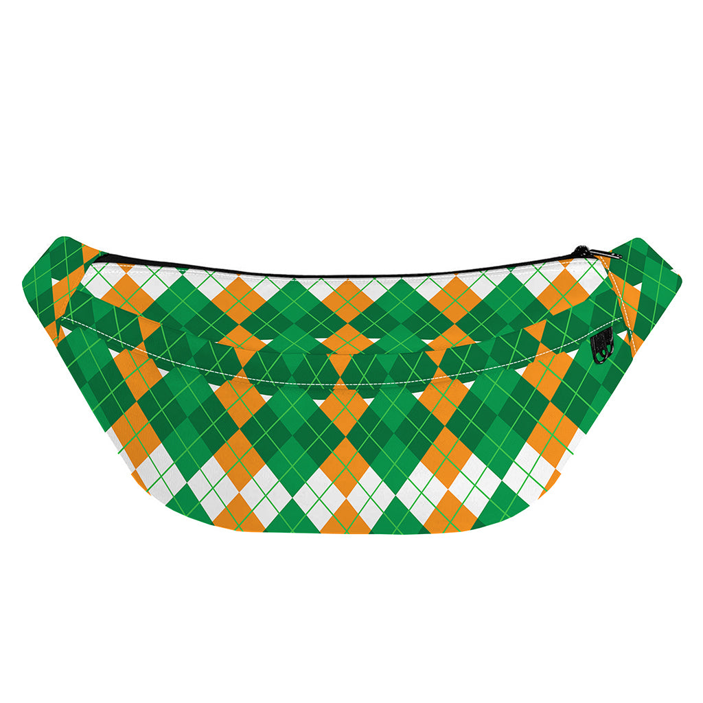 Irish Themed Argyle Pattern Print Fanny Pack