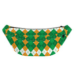 Irish Themed Argyle Pattern Print Fanny Pack