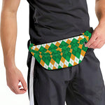 Irish Themed Argyle Pattern Print Fanny Pack