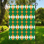 Irish Themed Argyle Pattern Print Garden Flag