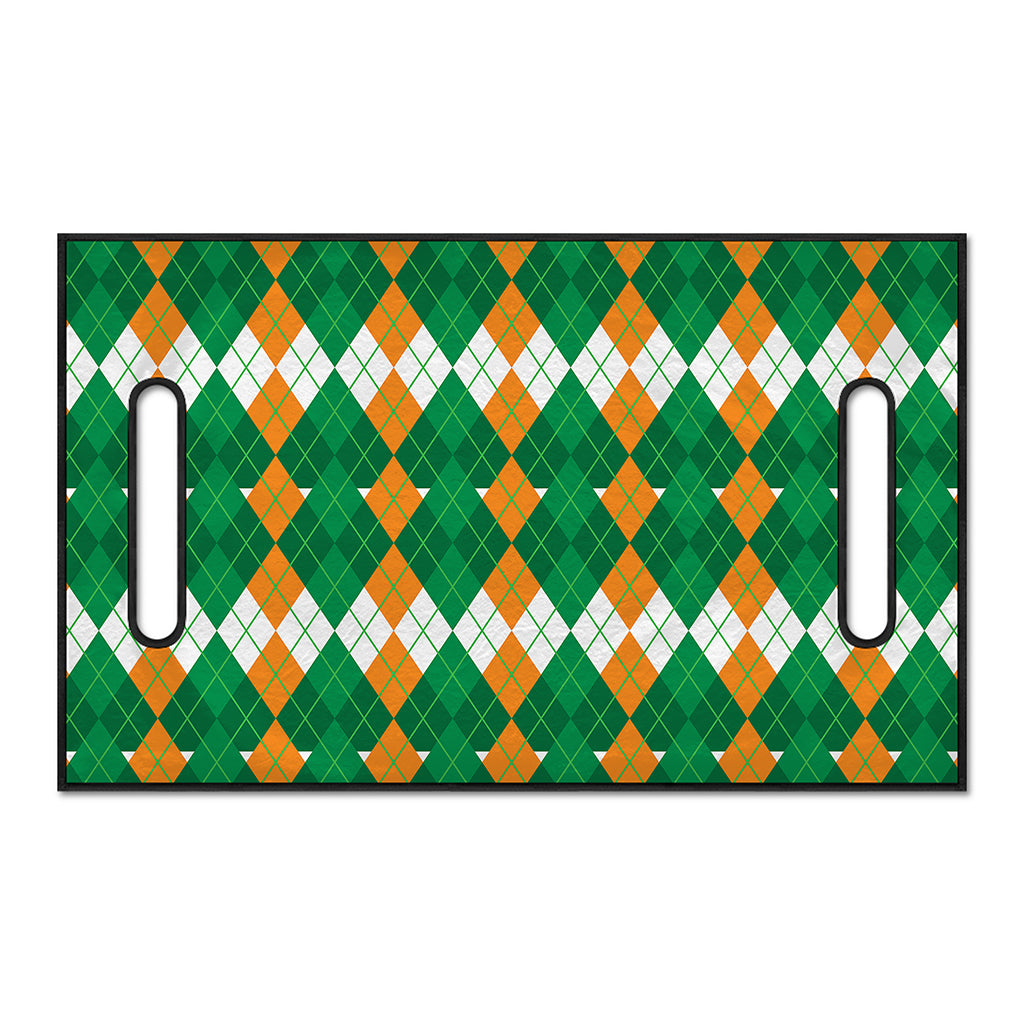 Irish Themed Argyle Pattern Print Golf Cart Seat Cover