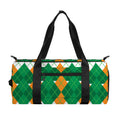 Irish Themed Argyle Pattern Print Gym Bag