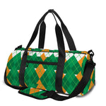 Irish Themed Argyle Pattern Print Gym Bag