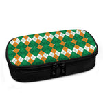 Irish Themed Argyle Pattern Print Insulin Cooler Travel Case