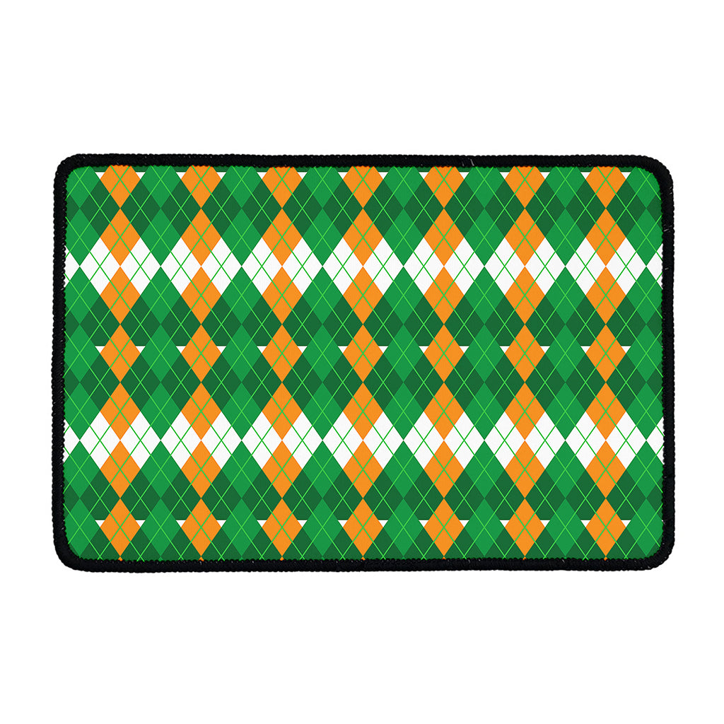 Irish Themed Argyle Pattern Print Kitchen Mat