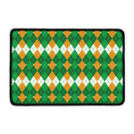 Irish Themed Argyle Pattern Print Kitchen Mat
