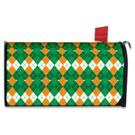 Irish Themed Argyle Pattern Print Mailbox Cover