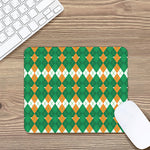 Irish Themed Argyle Pattern Print Mouse Pad