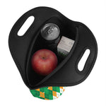 Irish Themed Argyle Pattern Print Neoprene Lunch Bag