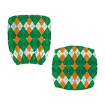 Irish Themed Argyle Pattern Print Office Chair Cover