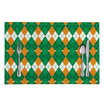 Irish Themed Argyle Pattern Print Placemat