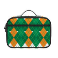 Irish Themed Argyle Pattern Print Portable Lunch Bag