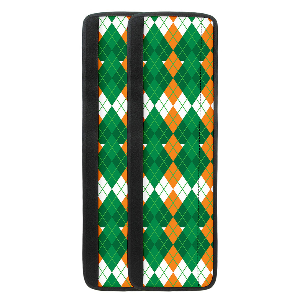 Irish Themed Argyle Pattern Print Refrigerator Handle Covers