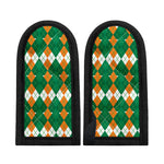 Irish Themed Argyle Pattern Print Skillet Handle Cover