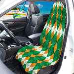 Irish Themed Argyle Pattern Print Waterproof Car Seat Cover