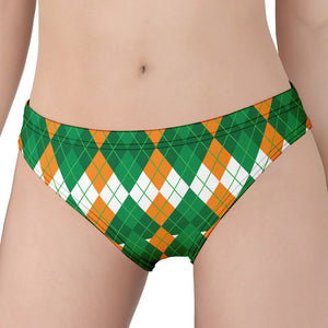 Irish Themed Argyle Pattern Print Women's Panties