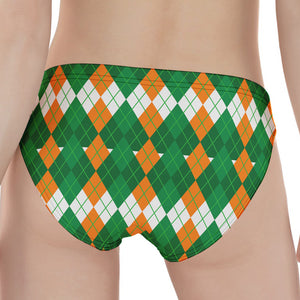 Irish Themed Argyle Pattern Print Women's Panties