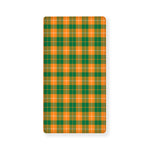 Irish Themed Plaid Pattern Print Baby Crib Sheet