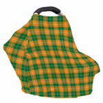 Irish Themed Plaid Pattern Print Baby Seat Cover