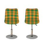 Irish Themed Plaid Pattern Print Bar Stool Covers