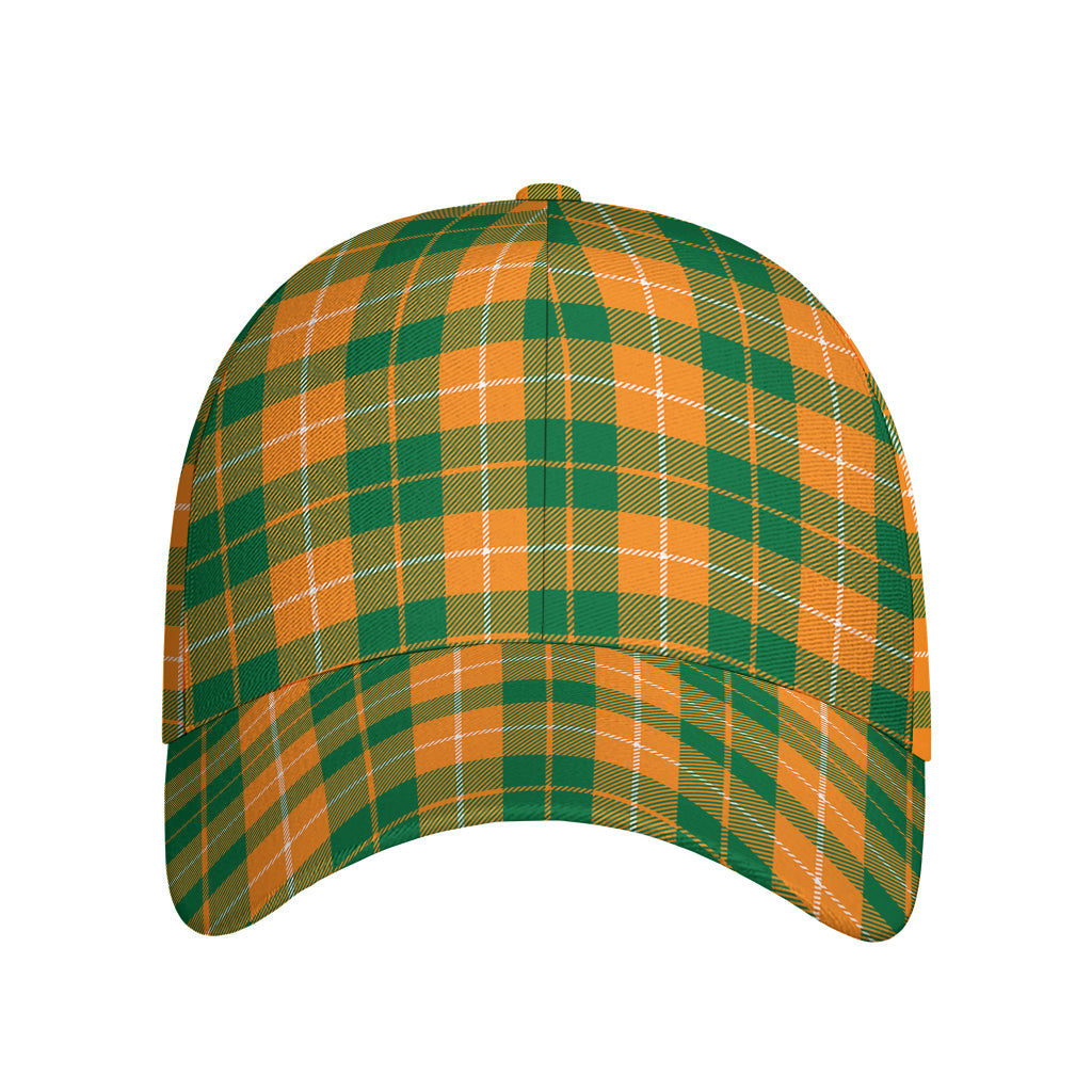 Irish Themed Plaid Pattern Print Baseball Cap