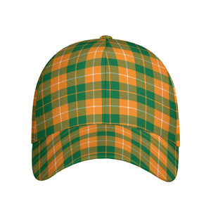 Irish Themed Plaid Pattern Print Baseball Cap