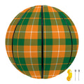 Irish Themed Plaid Pattern Print Basketball