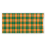 Irish Themed Plaid Pattern Print Beach Towel