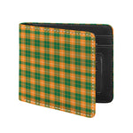 Irish Themed Plaid Pattern Print Bifold Wallet