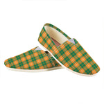 Irish Themed Plaid Pattern Print Casual Shoes