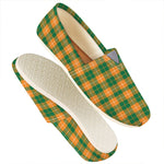 Irish Themed Plaid Pattern Print Casual Shoes