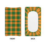 Irish Themed Plaid Pattern Print Changing Pad Cover