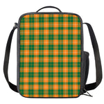 Irish Themed Plaid Pattern Print Crossbody Lunch Bag