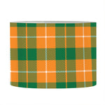 Irish Themed Plaid Pattern Print Drum Lamp Shade