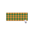 Irish Themed Plaid Pattern Print Extended Mouse Pad