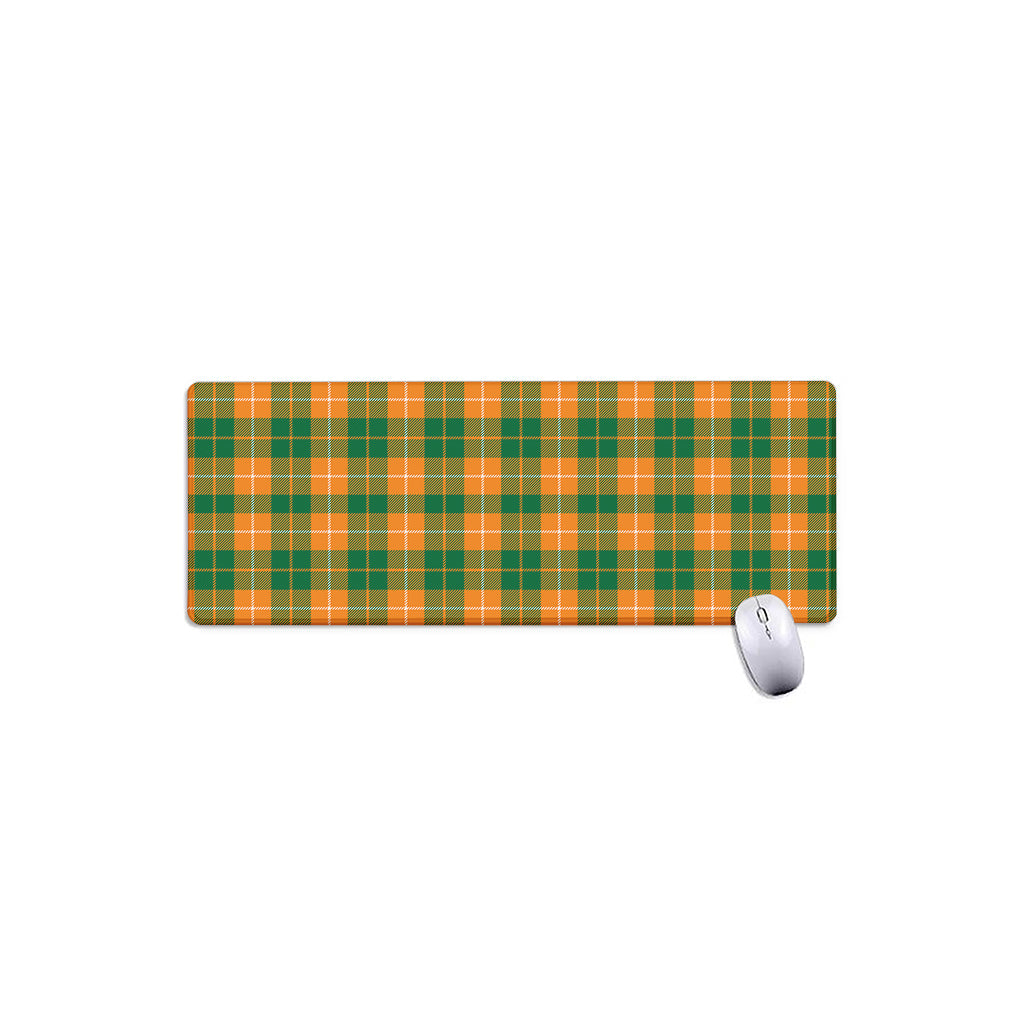 Irish Themed Plaid Pattern Print Extended Mouse Pad
