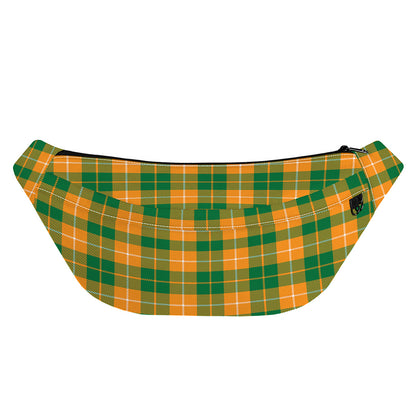 Irish Themed Plaid Pattern Print Fanny Pack