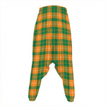 Irish Themed Plaid Pattern Print Hammer Pants