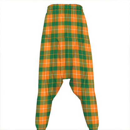 Irish Themed Plaid Pattern Print Hammer Pants