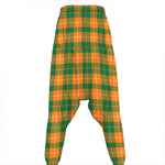 Irish Themed Plaid Pattern Print Hammer Pants