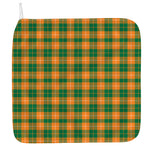 Irish Themed Plaid Pattern Print Hand Towel