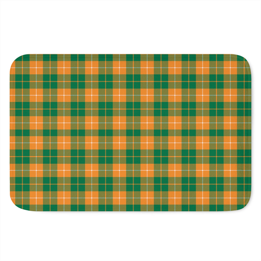 Irish Themed Plaid Pattern Print Indoor Door Mat