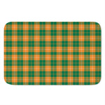 Irish Themed Plaid Pattern Print Indoor Door Mat