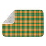 Irish Themed Plaid Pattern Print Indoor Door Mat