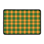 Irish Themed Plaid Pattern Print Kitchen Mat