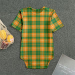 Irish Themed Plaid Pattern Print Men's Bodysuit