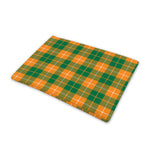 Irish Themed Plaid Pattern Print Pet Cooling Mat Cover